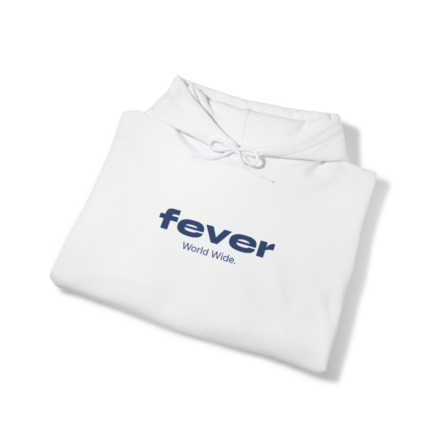 Fever White And Navy Hoodie