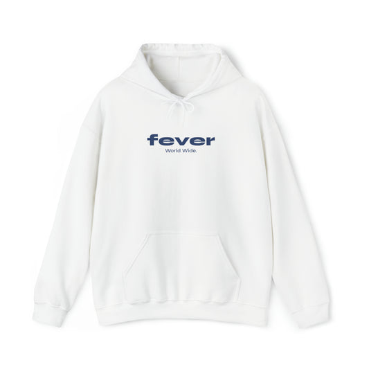 Fever White And Navy Hoodie