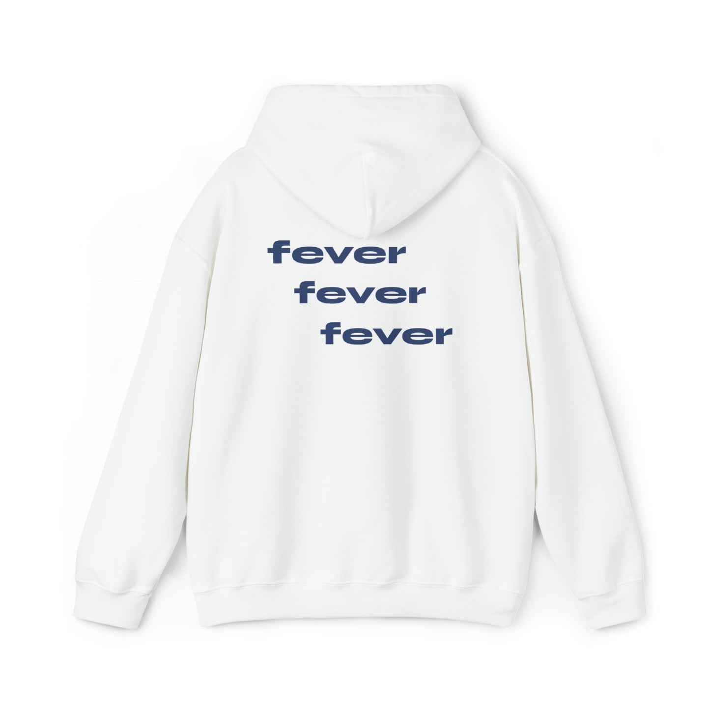 Fever White And Navy Hoodie